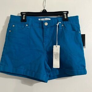 Celebrity Pink Girls Shorts Size 16; color: Flashy Blue NWT